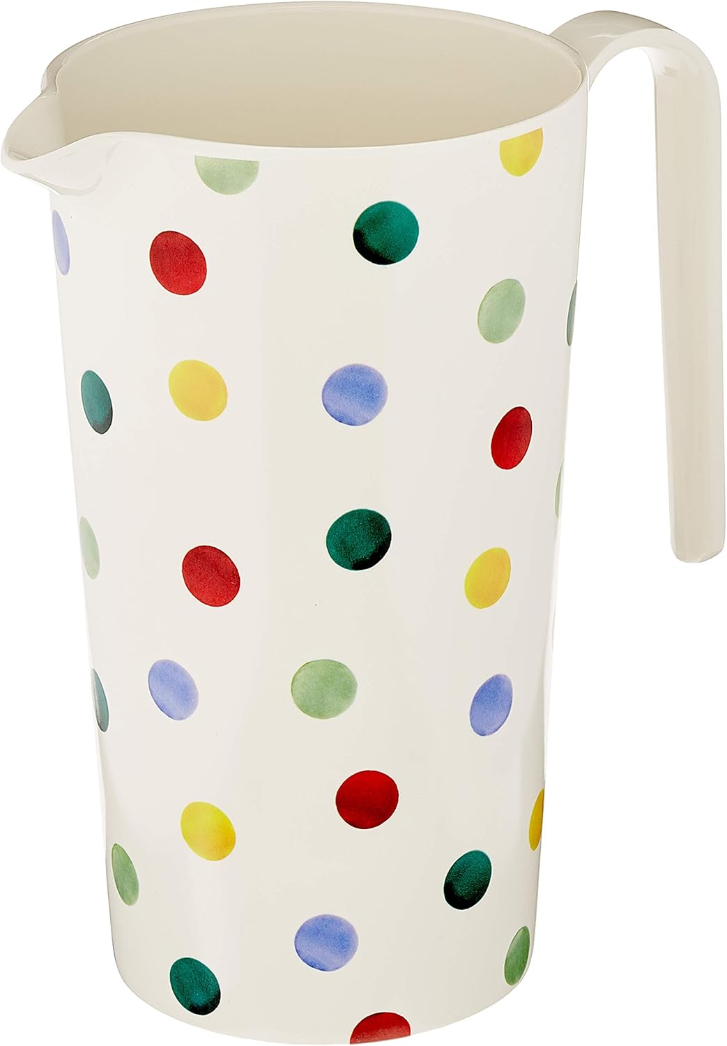 Emma Bridgewater Polka Dot Melamine Jug, Multi, 13 x 13 x