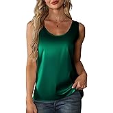 Mawor Silk Satin Tank Top for Women Summer Camisole 2025 Sleeveless Blouse Dressy Casual Shirt Outfits