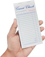 BELLE VOUS 100 Sheets Restaurant Pads Pack of 10 Single Page Order Pad view 3