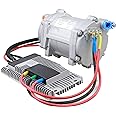 ACTECMAX Universal AC Electric Compressor 20cc/r Air Conditioner Compressor for 12V Auto Compressor for R134a