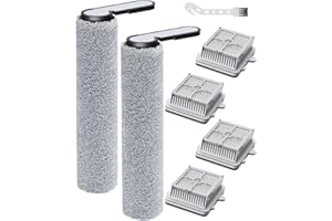 LINNIW F25 Brush Rollers and HEPA Filter Replacement Kit Accessories, Compatible with Roborock F25/F25 ACE/F25 ALT/F25 LT/F25 RT/F25 ACE/F25 GT Cordless Wet Dry Vacuum Cleaner