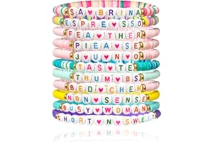 Anpzband Sabrina-Friendship Bracelets Carpenter-Merch - Inspired by Short n' Sweet Concert Colorful Bracelets, Stackable Stretch Bracelets, Cosplay Merchandise for Fans Birthday Christmas