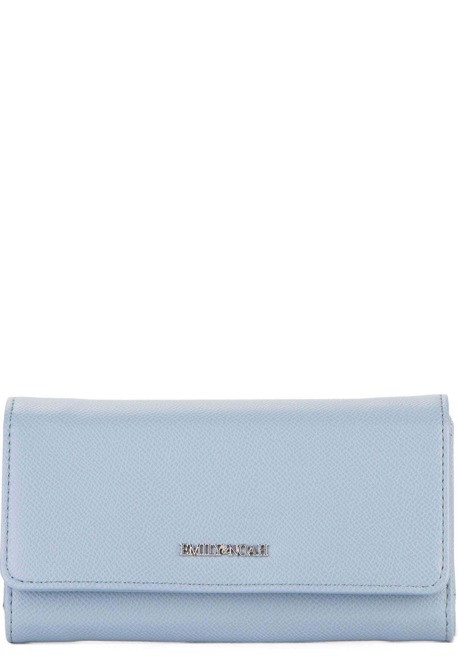 Emily & Noah Luca Wallet with Clasp 18 cm Blue Size: One Size