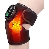 Cordless Knee Heating Pad for Pain Relief, Heat Knee Wrap with 6 Heat Levels and 4 Timers, Heating Pad for Knee Pain Relief, Adjustable Heat Wrap for Shoulder Elbow Leg, Perfect for Dad Mom Elders