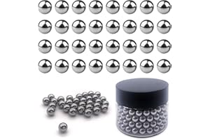 DEEPDREAM 200 Pieces Steel Balls Bearing Balls 5.5mm/0.22 inch Steel Bearing Balls