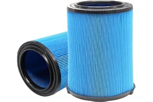 ANBOO 2 Pack 3-Layer VF5000 Replacement Filter for Rigid Shop Vac 5-20 Gallon Wet Dry Vacuums, fits RV2400A RV2400HF RV2600B WD06700 WD0671 WD0671EX0 WD0970 WD09700 WD1270 WD1450 WD1680 WD1851