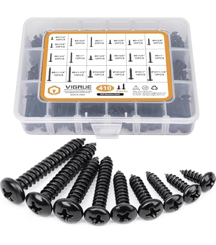 150pcs White Head Screws #8 For 3.6mm-3.8mm Holes, 1/2\", 3/4\", 1\", 1-1/4\", 1-1/2\", 2\" White Pan Cabinet Screws For Wooden, Shutters, Bookshelves, Wall Plates, Ciprapps, Blank Plates