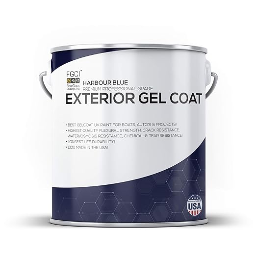 Harbour Blue Boat Paint, Exterior Gel Coat KIT Harbour Blue Boat Paint, Exterior Gel Coat KIT