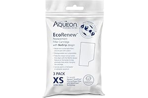 Aqueon Aquarium Fish Tank EcoRenew Filter Cartridge, Extra Small 3 Pack