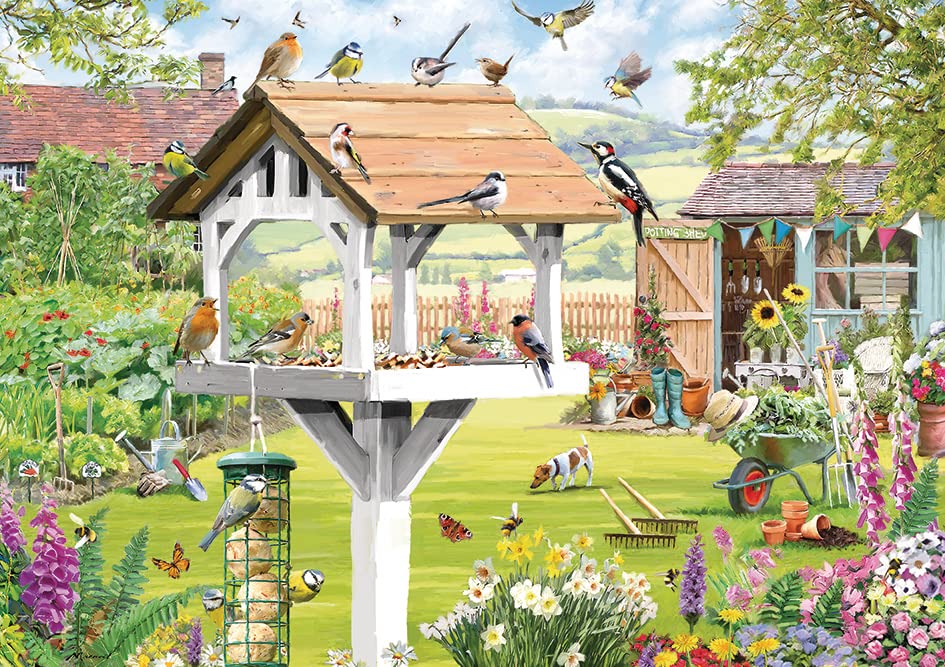 Otter House Gift 500 XL Piece Jigsaw - Garden Friends
