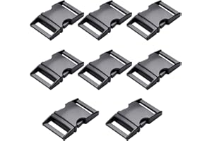 Supkiir 25mm Heavy Duty Side Release Buckle, 1 Inch Metal Side Quick Buckle Clips Replacement