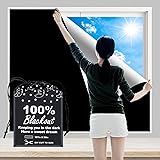 BoxElfos 100% Blackout Blind Curtains Window Cover