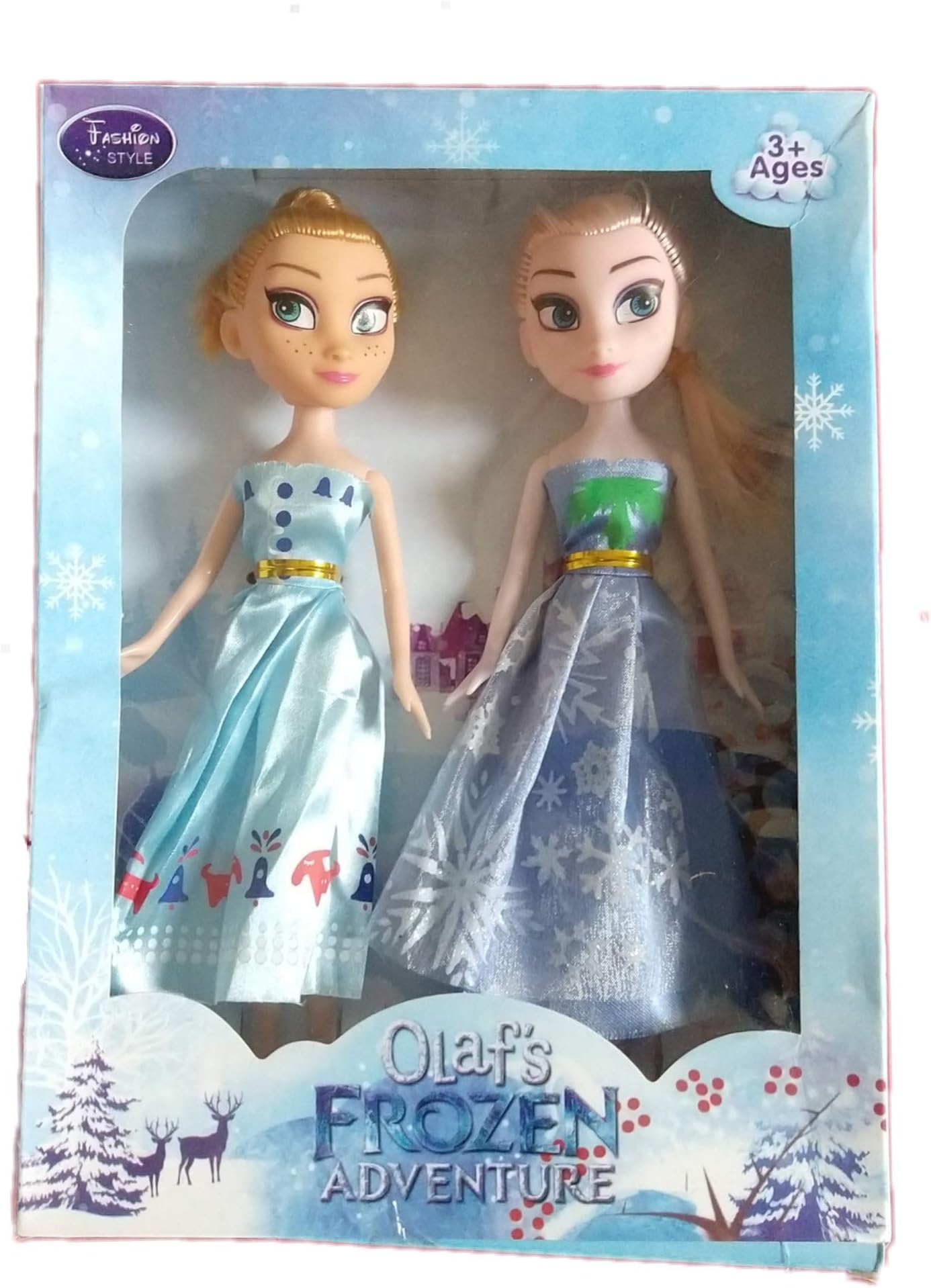 Hobnot Latest Beautiful Adventure Famous Fashion Twin Doll Set(2 peices)