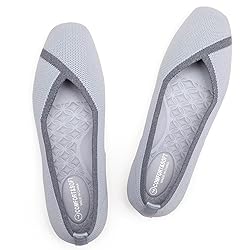 Frank Mully Womens Square Toe Flat Shoes
