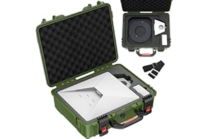 MEKEET Starlink Mini Case, IP67 Waterproof Green Starlink Mini Hard Case with Portable Strap, Precision Cut Foam for Starlink Accessories, Starlink Bag for Travel Outdoor Camping Hiking
