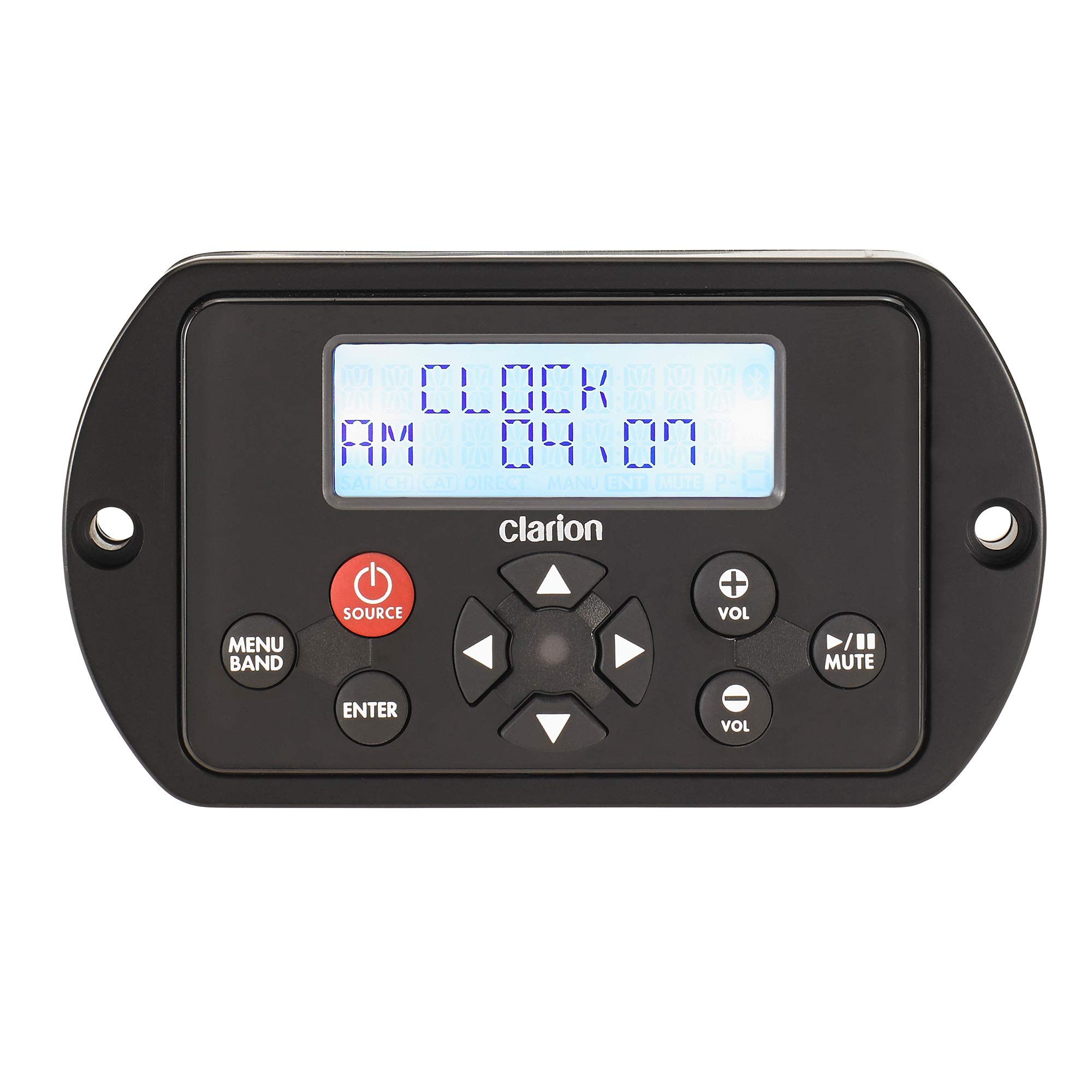 Photo 1 of Clarion MW3 Wired Remote Control with 2-Line LCD Display (Flush Mount) Controls All Major Source Unit Functions. Backlighting on Display and Keypad Water Resistant: IPX5 Front