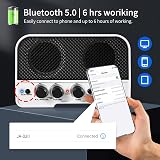 JOYO JA-02 II Mini Guitar Amplifier 5W Bluetooth 6H Battery Clean Overdrive view 4
