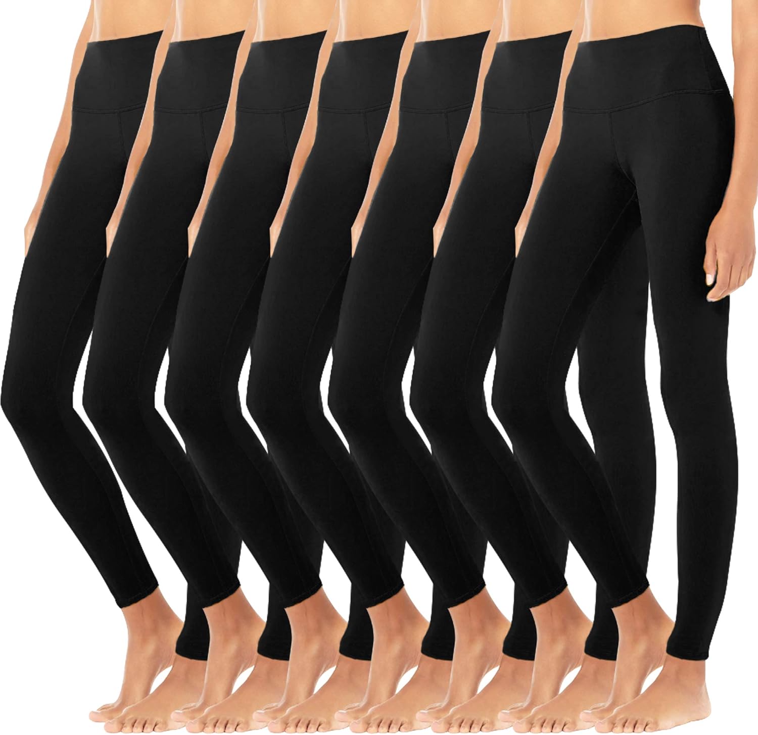 Diravo Womens High Waisted Leggings Soft Athletic Tummy Control Pants for Running Cycling Yoga Workout Pants: Clothing