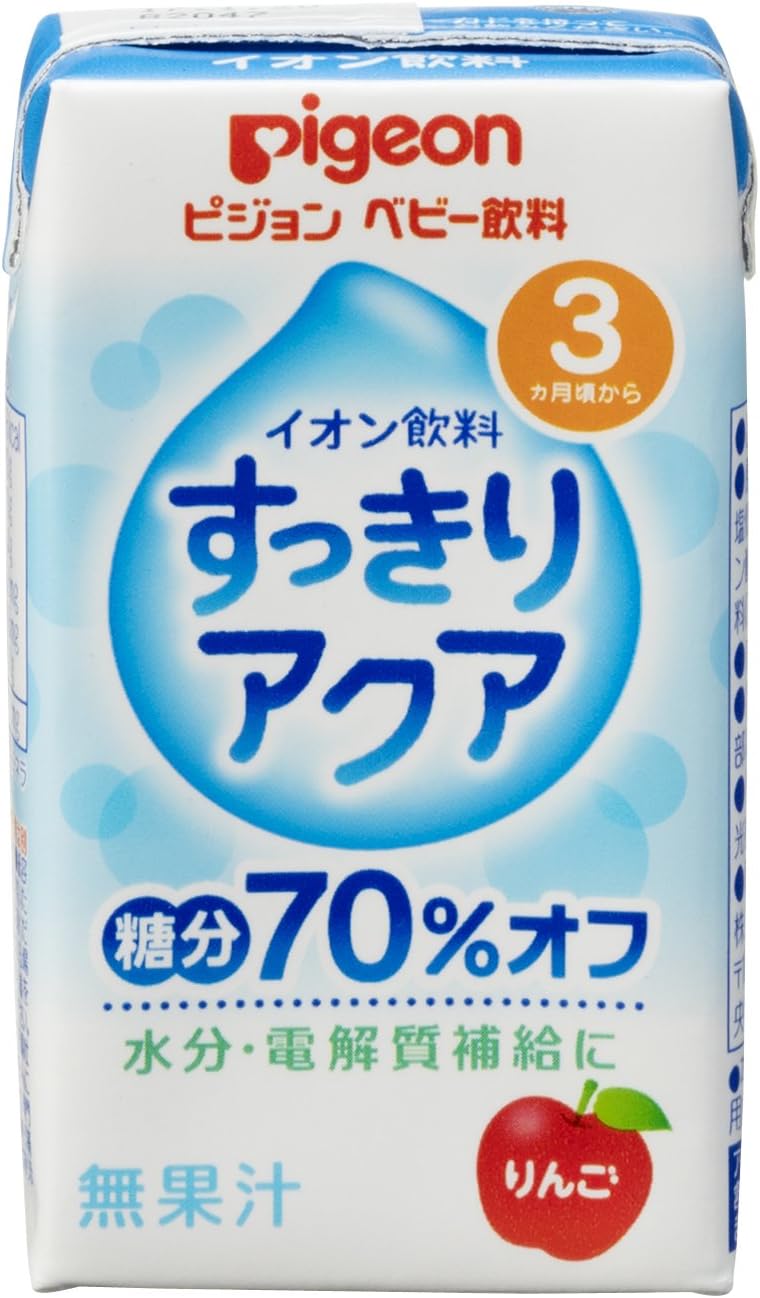 Amazon ピジョン ベビー飲料 すっきりアクア りんご味 125ml 3個パック 4個 ピジョン ベビー用飲料 通販