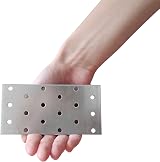 LLB Joining Plates Pack of 10 120x60x2mm Galvanised Z275 275g/m2 18 Holes view 5