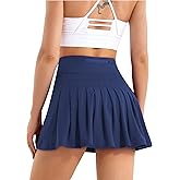 Betaven Pleated Tennis Skirts for Women with Pockets Build in Shorts Golf Skort High Waisted Athletic Running Activewear