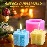 Demarsen 3D Gift Box Candle Molds - 2 Pcs Silicone DIY Moulds view 5