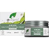 Dr. Organic Ageless Daily Hydration Gel with Seaweed | Hydrating, Tones & Smoothes Complexion, Certified Organic, Paraben & SLS-Free, Recyclable, 50 mL / 1.7 fl oz
