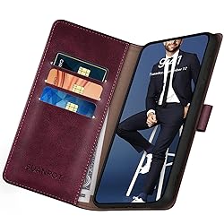 SUANPOT for Samsung S20 FE Leather Wallet case with