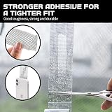Screen Repair Tape 5cm x 200cm Fiberglass Mesh for Windows Doors Grey view 7
