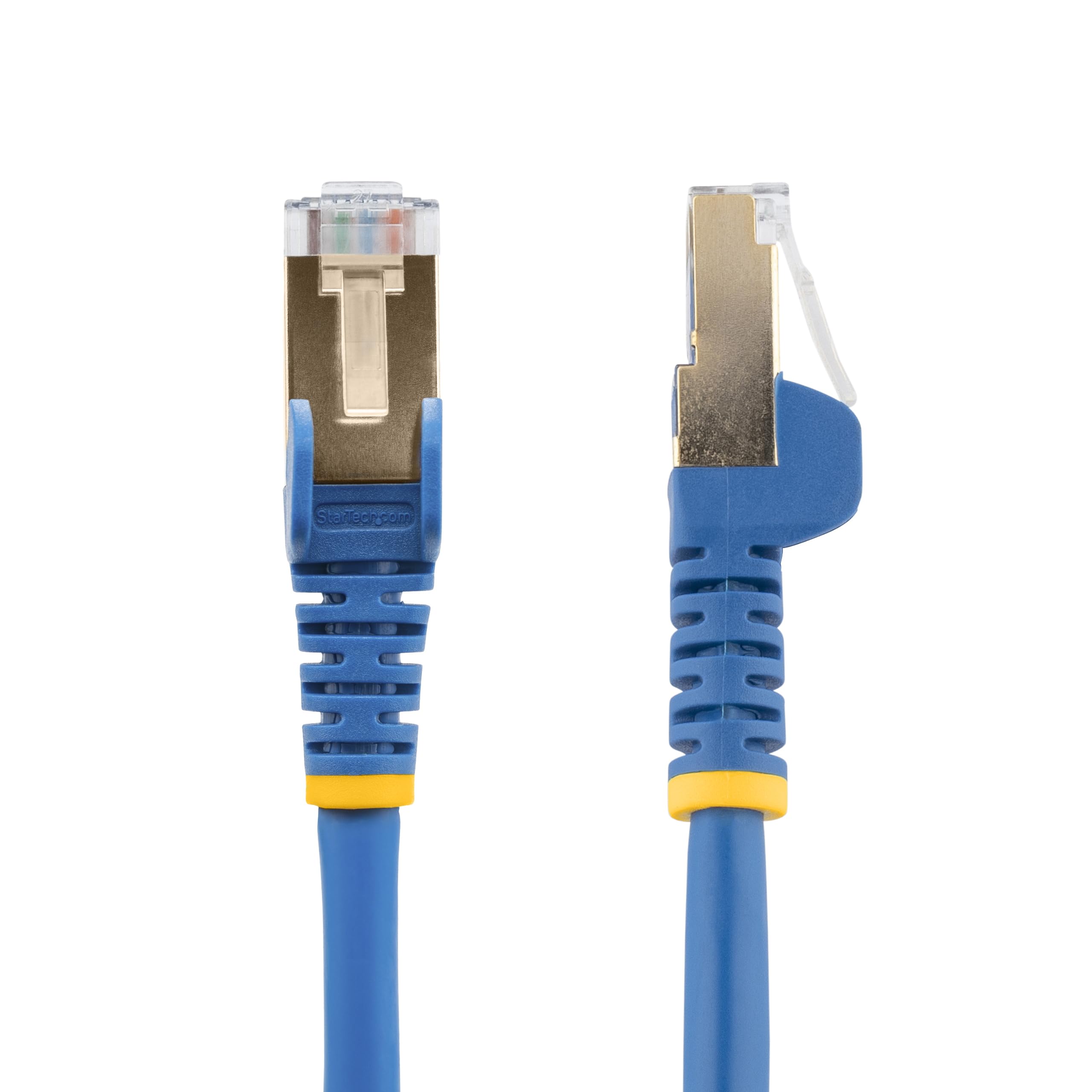 StarTech 10m CAT6a Ethernet Cable, 10 GbE Category 6a Shielded Snagless 100W PoE Patch Cord, Blue