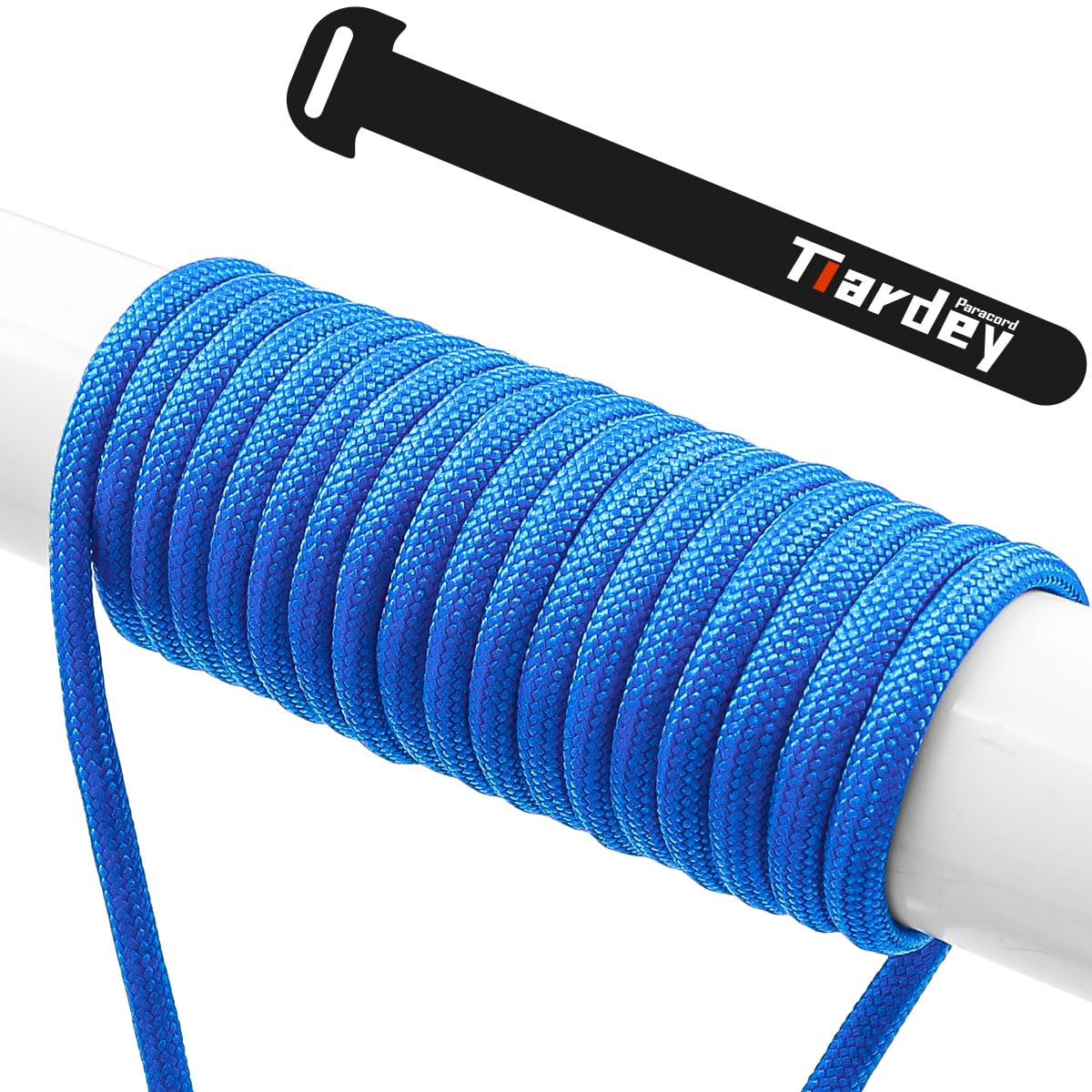 Tiardey PRN-001 Paracord 4mm 100ft (31m) 9 Core Strand,Tear-resistant,Nylon Cord,Mil Spec Type III Paracord,Holds up to 250kg for Outdoor Survival Camping