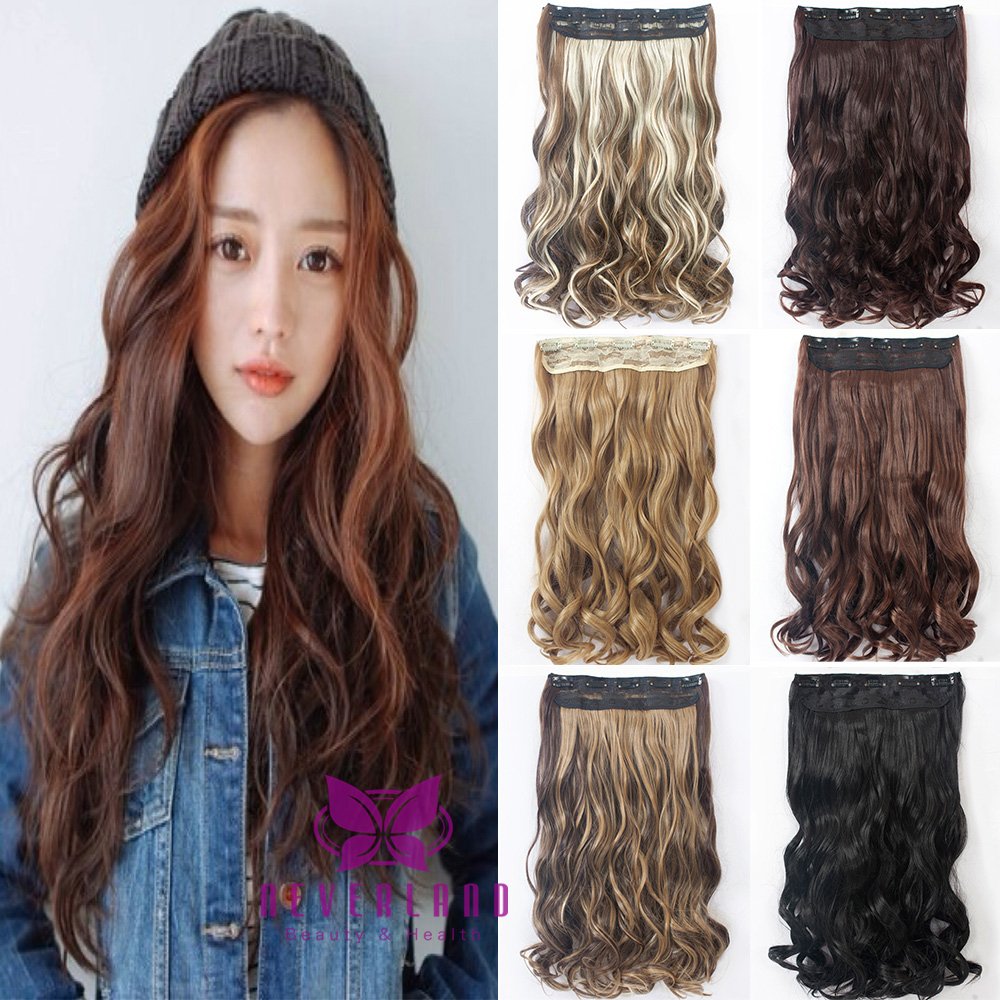 Generic Color 5 22inch 55cm Clip In Hair Extensions Hairpiece