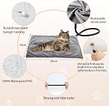 Helining Cat Heat Pad 45x45cm 6 Temp 5 Time Cloud Cover Waterproof view 3