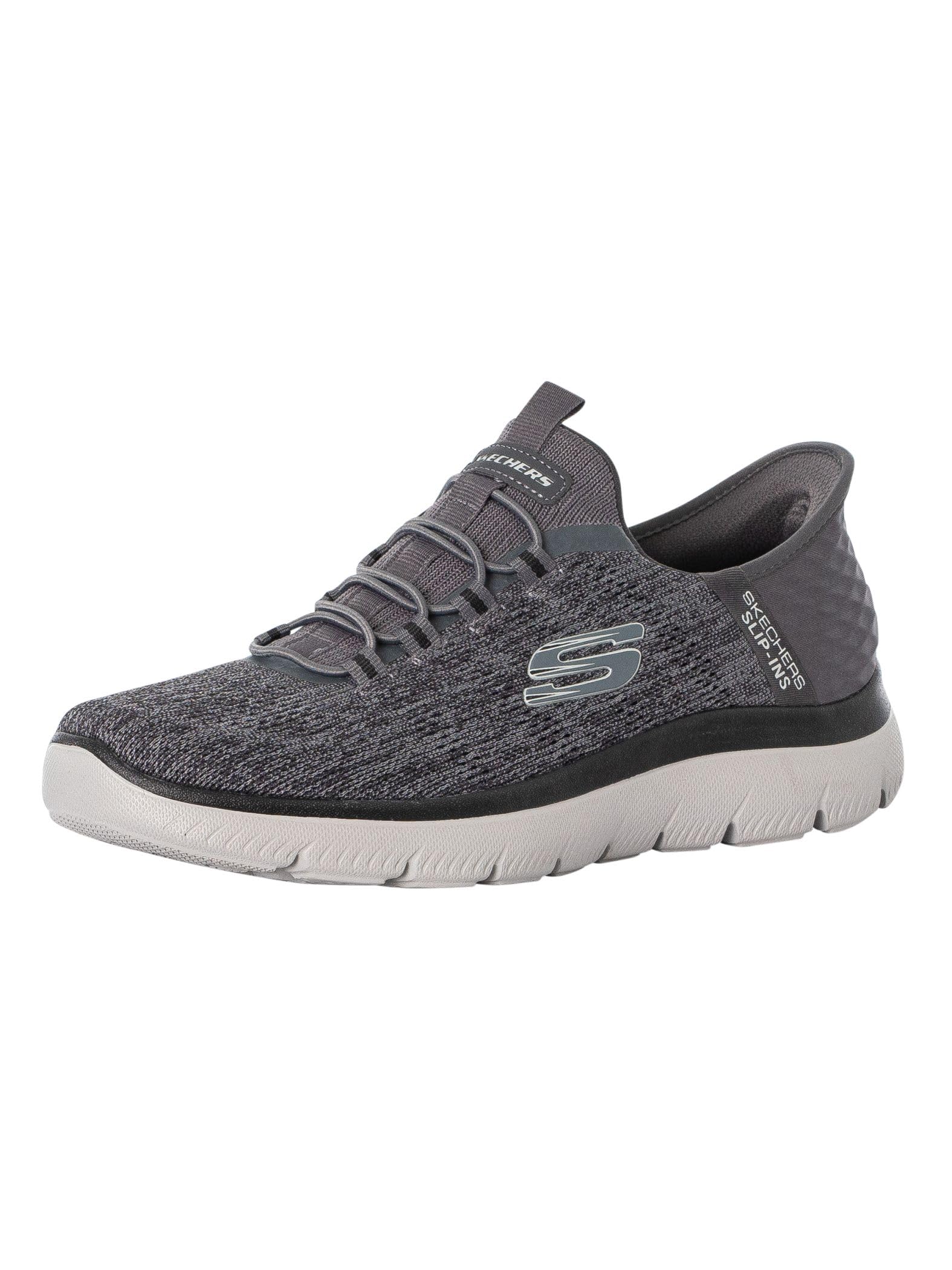 Skechers Men's Summits Key Pace Hands Free Slip-in Sneaker,Charcoal/Black,8 Image