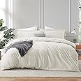 Hearth & Harbor California King Duvet Cover Sets Off White - 3 Piece Duvet Cover California King, Soft Double Brushed Duvet Covers with Button Closure, 1 Duvet Cover 104x98 inches and 2 Pillow Shams