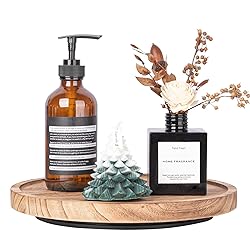 Wood Lazy Susan Organizer Kitchen Turntable for