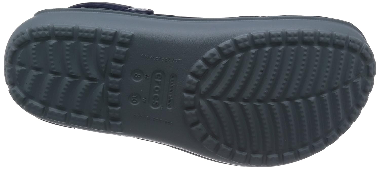 crocs unisex duet wave rubber clogs and mules