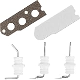 104000192-K Flame Rod Electrode Kit Compatible with Rinnai | Fits Rinnai R75LS R94LS RC80 RC98 Tankless Water Heaters, Electrode Kit with Gasket, Fix Error Code 11 Ignition Failure
