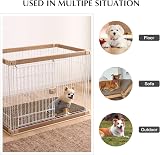 BVAGSS Reversible Dog Bed Mat 60x45cm Memory Foam Crate Pad Brown view 6