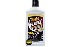 Meguiar's PlastX Clear Plastic Polish, Fast & Easy Plastic Restorer for Headlights, Taillights, Soft Top Windows, and More, R