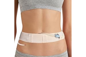 EaseToU Comfortable Peritoneal Dialysis PD Belt GPeg Feeding Tube Holder, Breathable Stomach Catheter Covers Fixation Medical Nursing Supplies, Large(39-60 Inch)