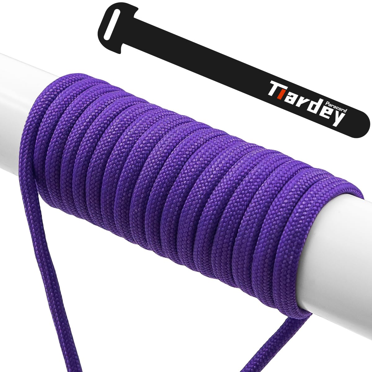 Tiardey PPF-026 Paracord 4mm 100ft (31m) 7 Core Strand,Tear-resistant,Nylon Cord,Mil Spec Type III Paracord,Holds up to 250kg for Outdoor Survival Camping