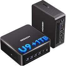 GEEKOM IT13 MAX AI Mini PC, Intel Core Ultra 9 185H, 16GB DDR5 RAM