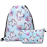Unicorn Waterproof Drawstring Bag 2 Piece 3D Print