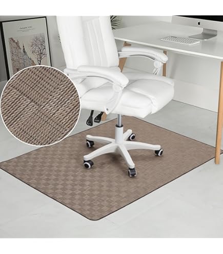 Homek Large Plastic Mats For Computer Chairs Office Chair Mat For