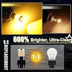 iBrightstar 3157 LED Bulb Amber, 3157a LED Turn