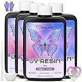 HeyClear 1000g UV Resin kit -Crystal Clear, Hard