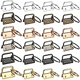 YOUNTHYE 150 Pack Key Fob Hardware 1 Inch Bulk 6 Color Key Chain Fob Wristlet with Key Ring for Wristlet Keychain, Key Lanyard, Key Chain Making Hardware Supplies