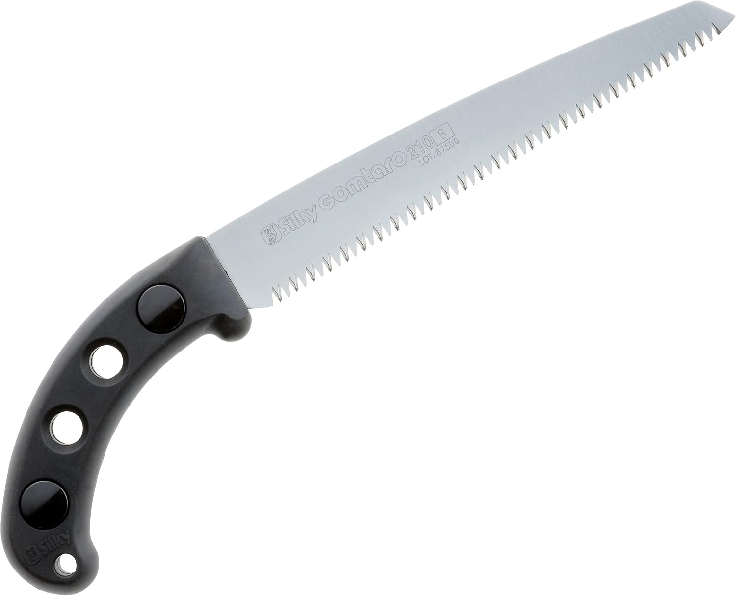 Gomtaro 10221 Large Teeth Silky Pruning Saw - Black, 210mm