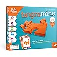 FoxMind Games: Tangramino Spatial Logic and Visualization Game, Smart Fun with Shapes, 64 Smart Puzzles to Work Through, 6 Le